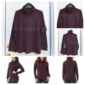 32 Degrees Ladies' Funnel Neck Pullover in purple